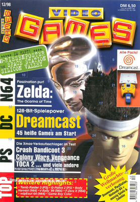 Video Games 12/1998 - Page 1 (Cover)
